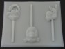 395sp Shreek and Friends Chocolate or Hard Candy Lollipop Mold